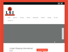 Tablet Screenshot of lindeninternational.ae